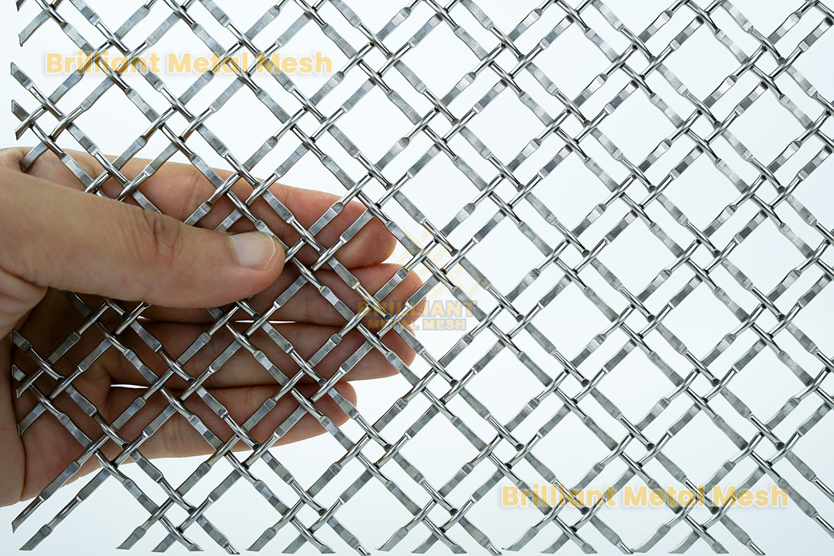 Crimped Architectural Wire Mesh Panels
