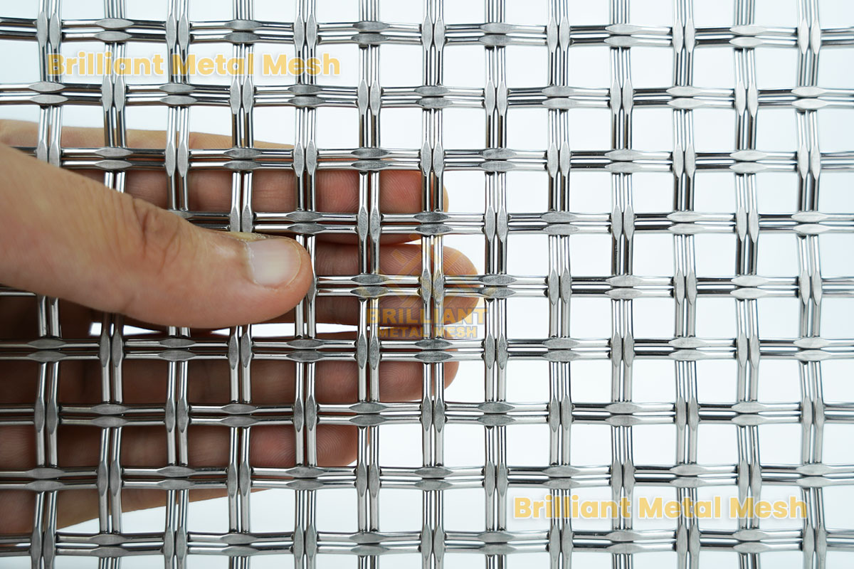 Decorative Flat Top Wire Mesh Panels