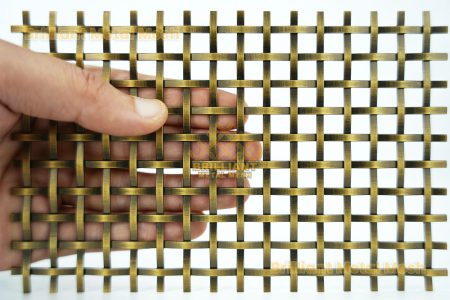 decorative antique brass mesh
