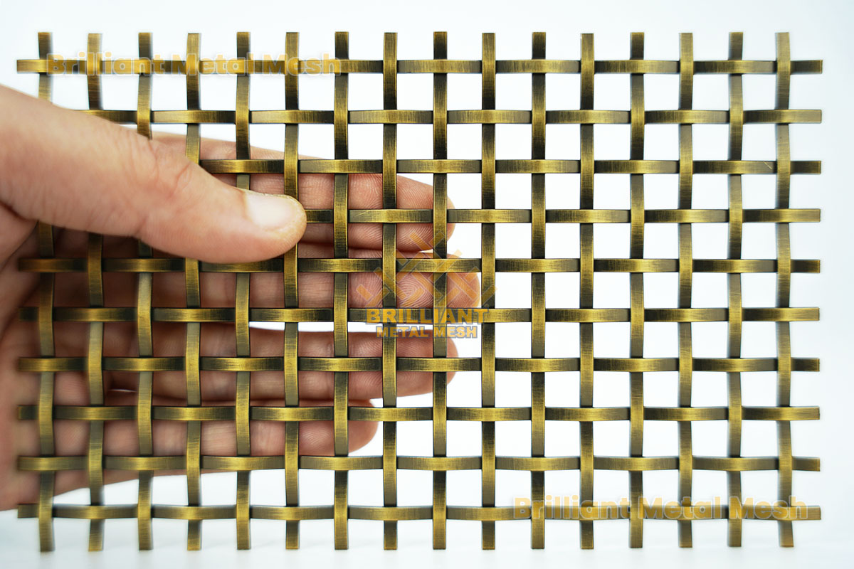 decorative brass mesh