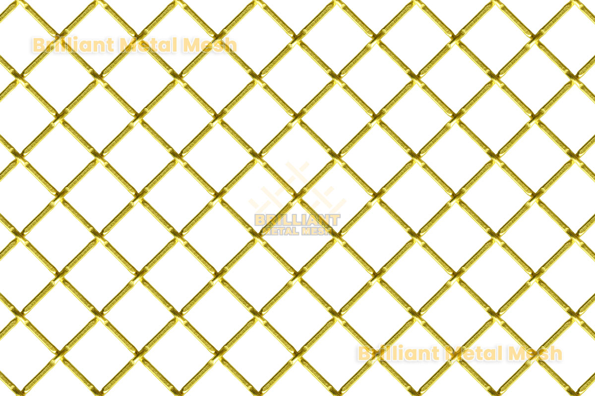 decorative brass metal grille panel