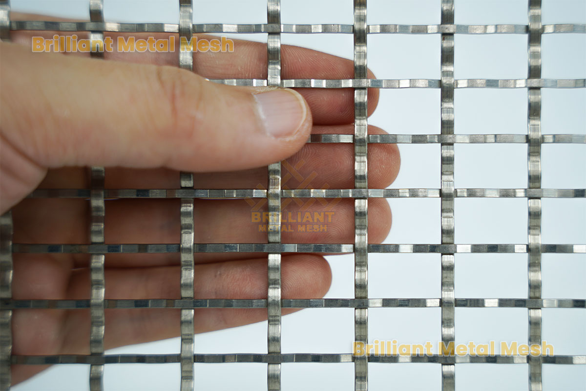decorative lock crimp wire mesh