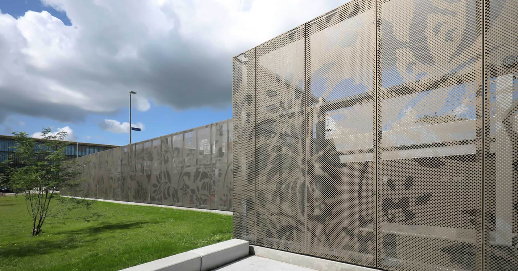 decorative perforated metal panels