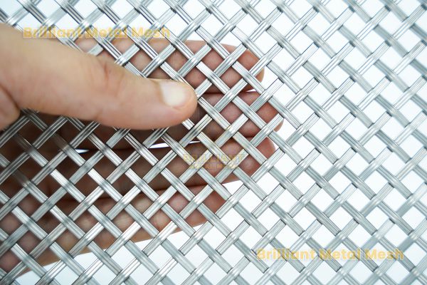 double crimped architectural decorative wire mesh sheet